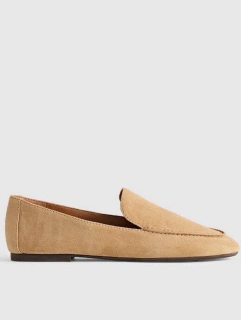 Madewell Dolli Glove Suede Loafer - Walnut Shell (tan)